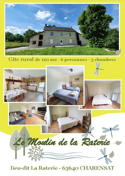 Gite Le Moulin De La Raterie Au Coeur Des Combrailles En Auvergne, Gîte à Charensat