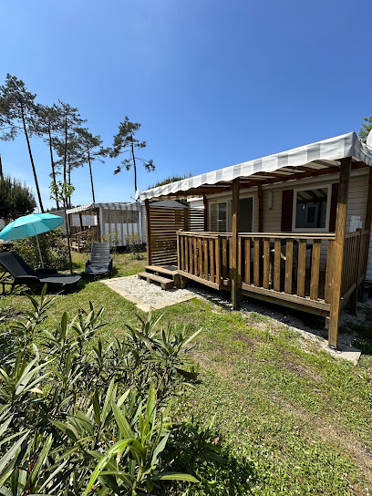 Mobilhome Douce Quiétude 1, Gîte à Saint-Julien-en-Born