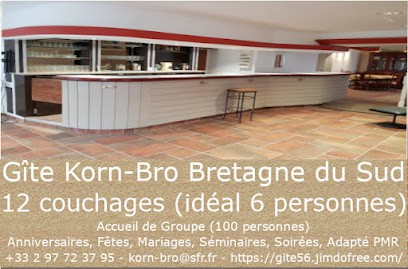 Korn-Bro, Gîte à Val d'Oust