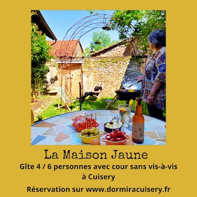 Dormir à Cuisery - La Maison Jaune Et L'Appart Du Bistrot Italien - Locations Touristiques En Bourgogne Du Sud, Gîte à Cuisery