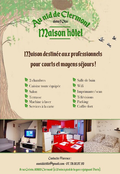 Au Nid De Clermont, Gîte à Clermont